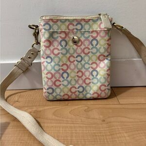 Coach Multicolor Patterned Crossbody Bag
